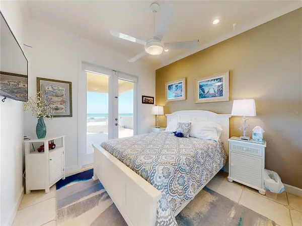 a room with a bed and a couch