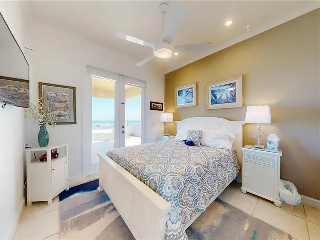 a room with a bed and a couch