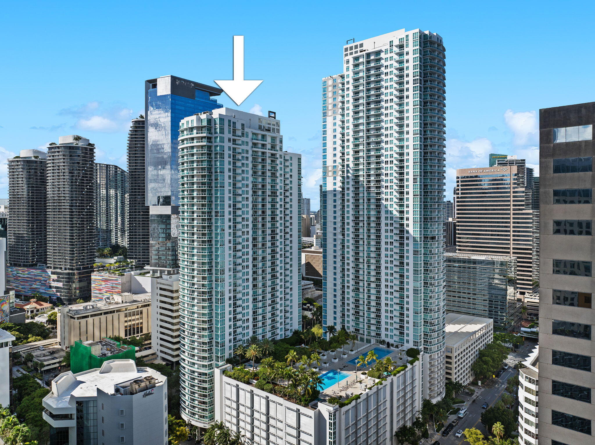 951 Brickell Avenue, Unit 400 Miami, FL 33131 - Photo 35 of 40 a city view with tall buildings