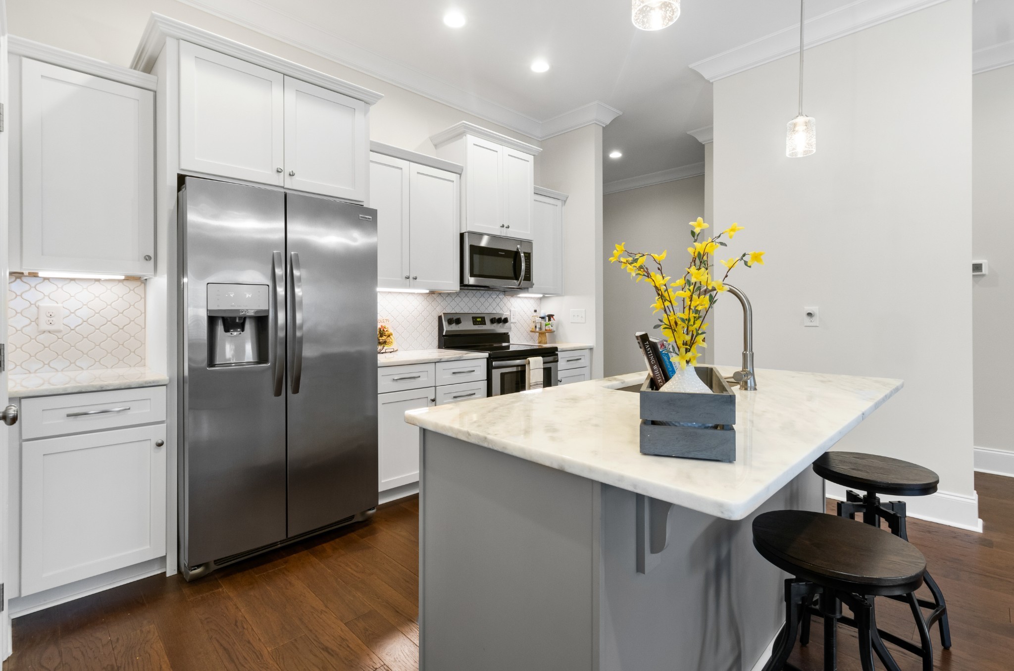 725 Centre Street Pleasant View, TN 37146 - Photo 16 of 44 a kitchen with refrigerator and countertop