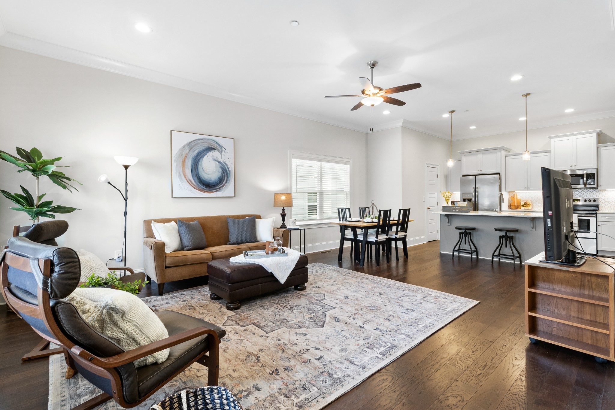 725 Centre Street Pleasant View, TN 37146 - Photo 7 of 44 a living room with furniture and wooden floor
