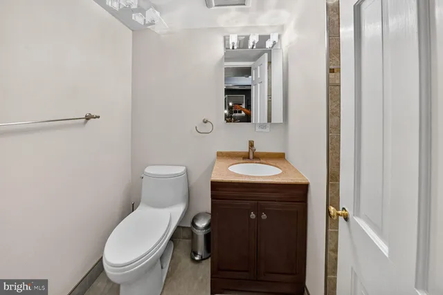 a bathroom with a sink and a toilet