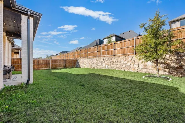 a view of a back yard