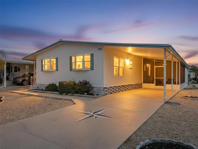 a house with a outdoor space