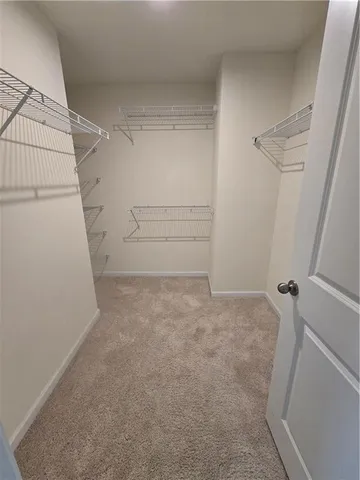 a view of walk in closet