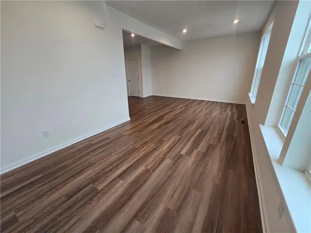 a view of wooden floor in a room