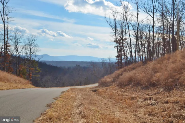 a view of a dry yard with wooden fence
