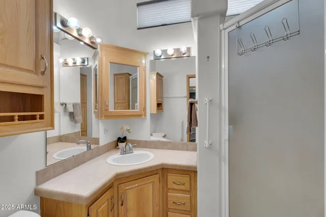 a view of a bedroom from a hallway