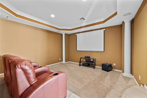 a view of a workspace with furniture