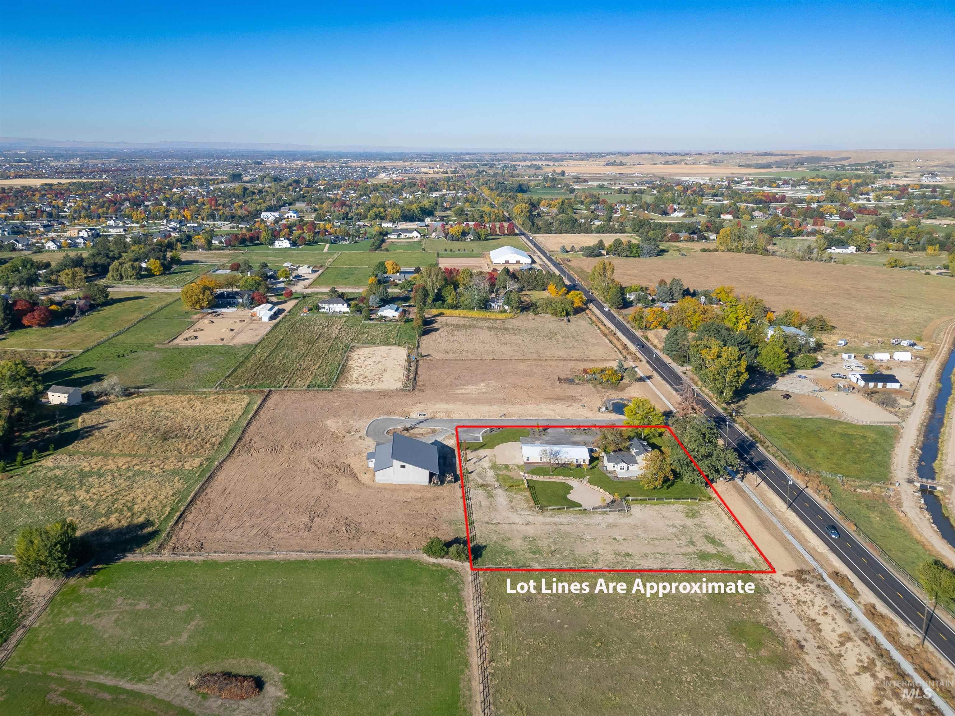 2141 West Beacon Light Road Eagle, ID 83616 - Photo 44 of 46 View of rural area with property boundaries highlighted