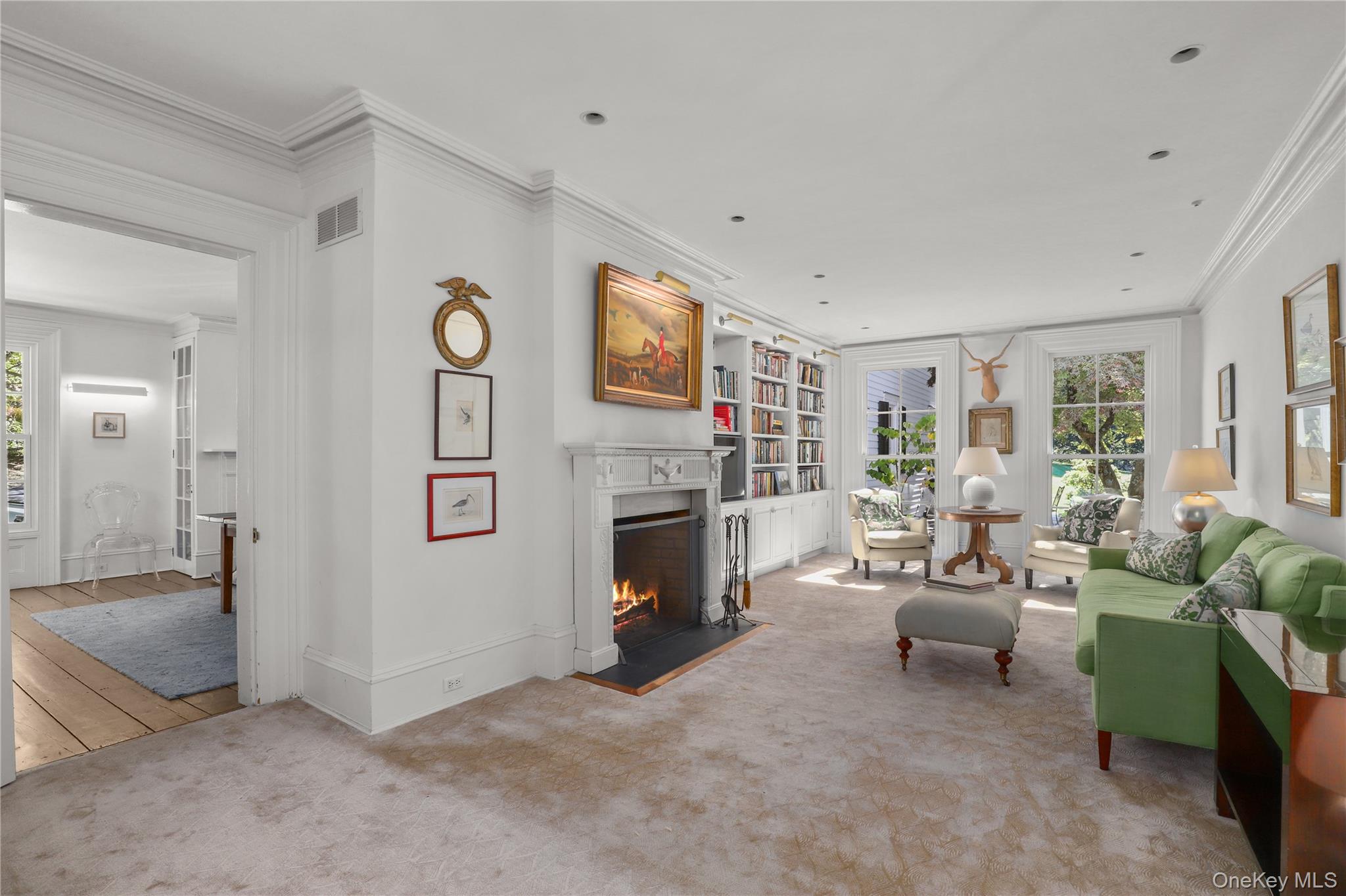 21 Katonahs Wood Road Katonah, NY 10536 - Photo 10 of 34 a living room with furniture and a fireplace