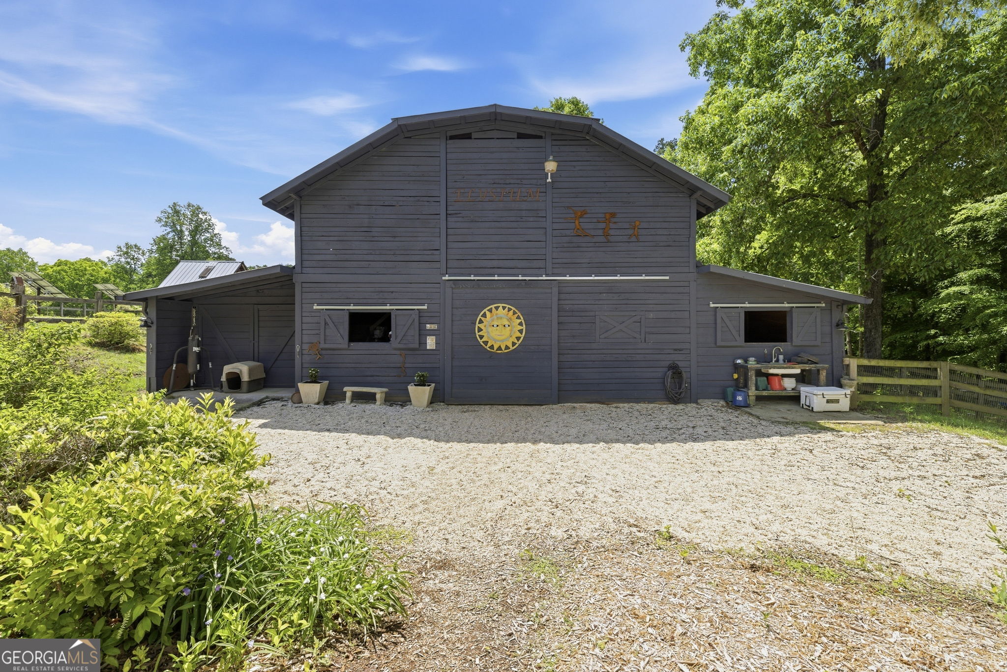 5134 Highway 17 Clarkesville, GA 30523 - Photo 42 of 96 Equipped with horse stalls, hay loft, equipment storage, front and rear entrances