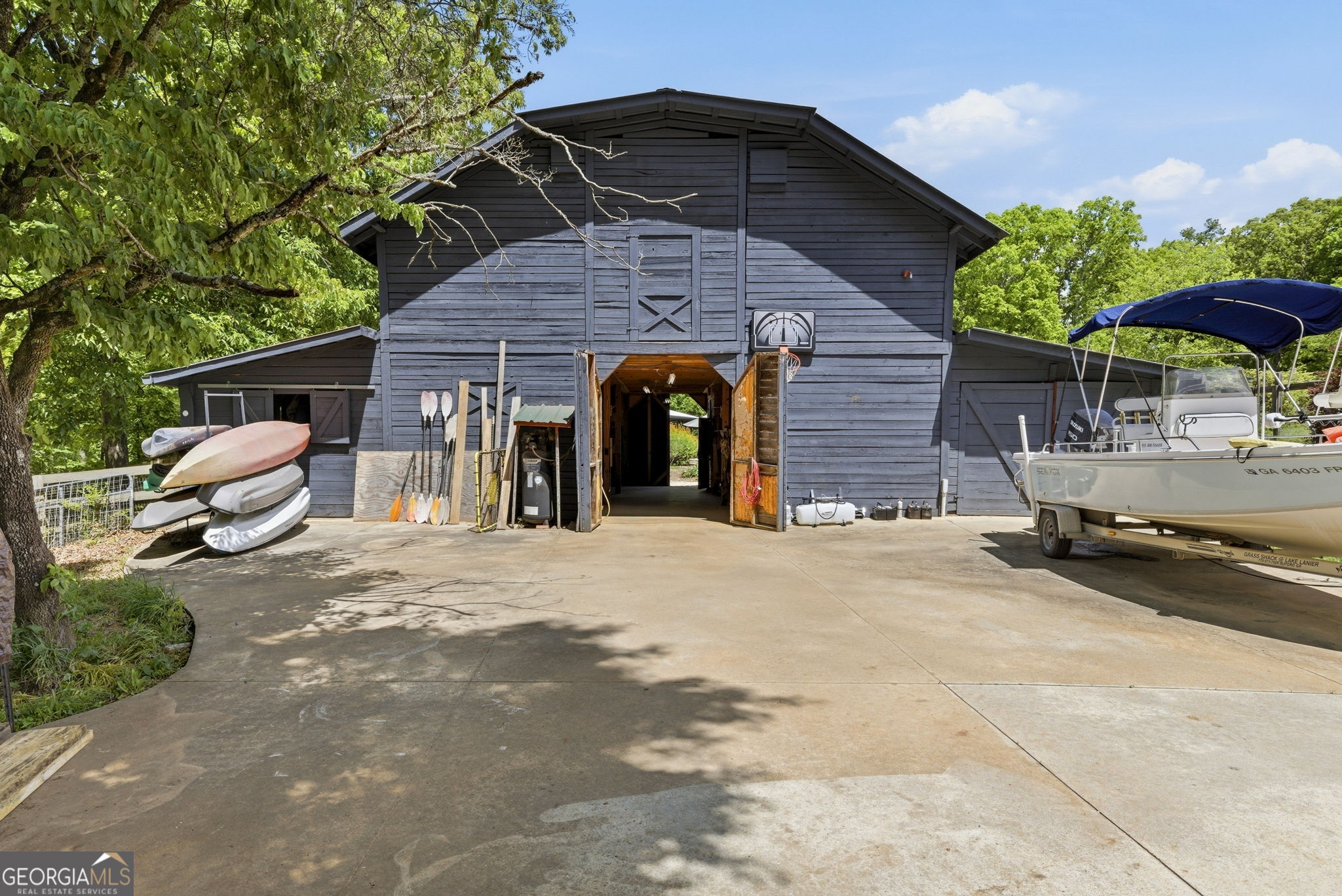5134 Highway 17 Clarkesville, GA 30523 - Photo 46 of 96 Concrete pad offers storage areas for campers, boats, only limited by your acquisitions
