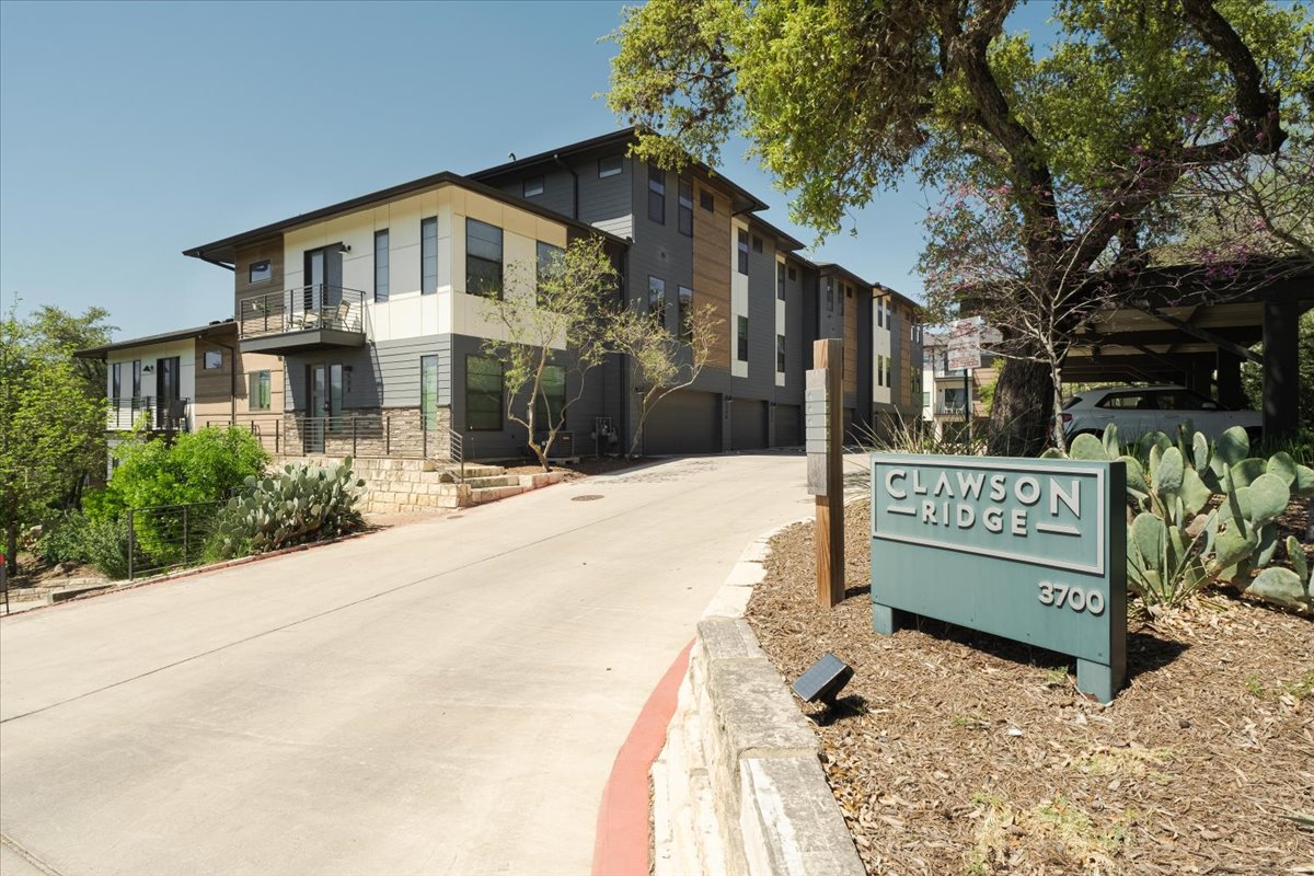 3700 Clawson Road, Unit 301 Austin, TX 78704 - Photo 34 of 35 One of two community entrances