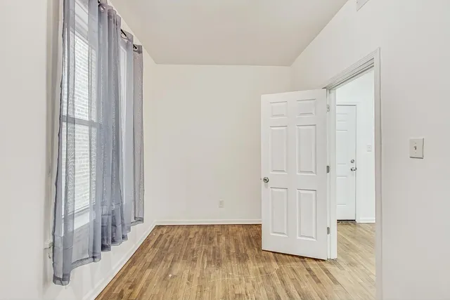 wooden floor in an empty room