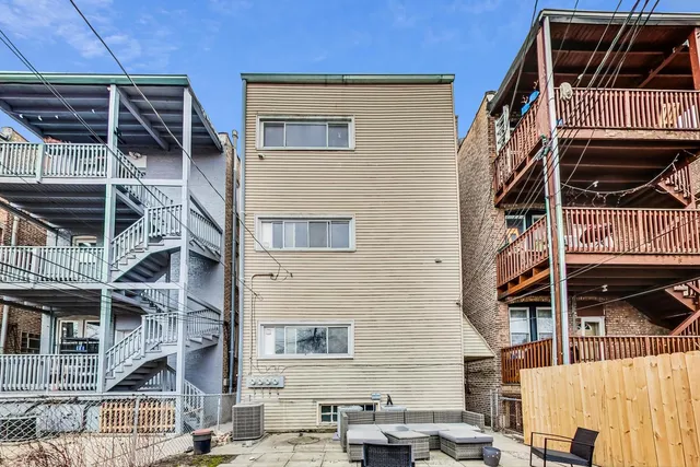 a front view of a house with a front door
