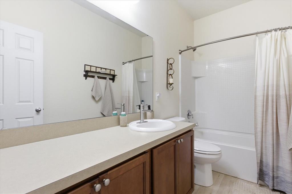20900 Oldenburg Loop Mount Dora, FL 32757 - Photo 26 of 44 a bathroom with a sink a toilet and shower