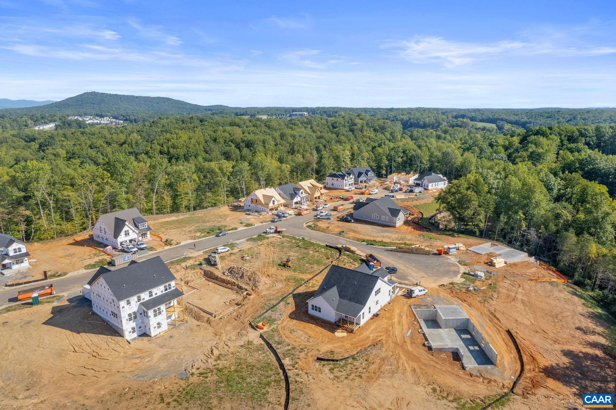 114526 Riparian Court Charlottesville, VA 22911 - Photo 53 of 58 a view of a terrace with hardwood floor and mountain view