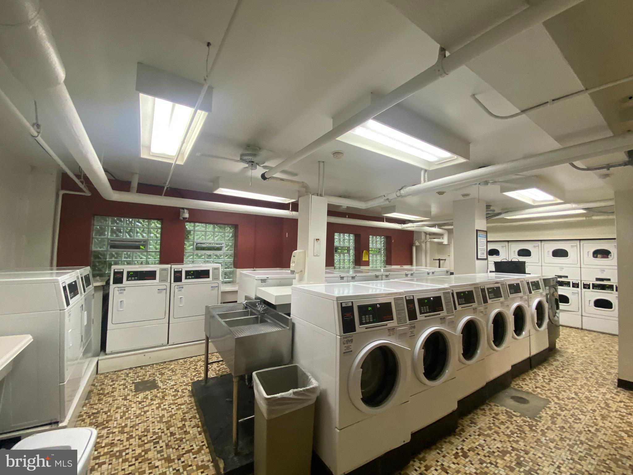 2500 Q Street Northwest, Unit 106 Washington, DC 20007 - Photo 10 of 12 Large laundry roon