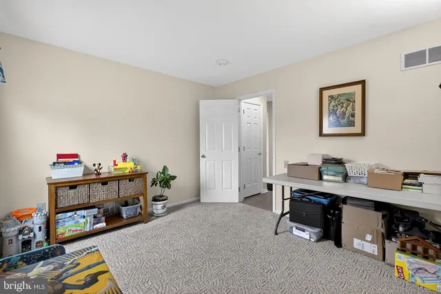 a view of a workspace with toys