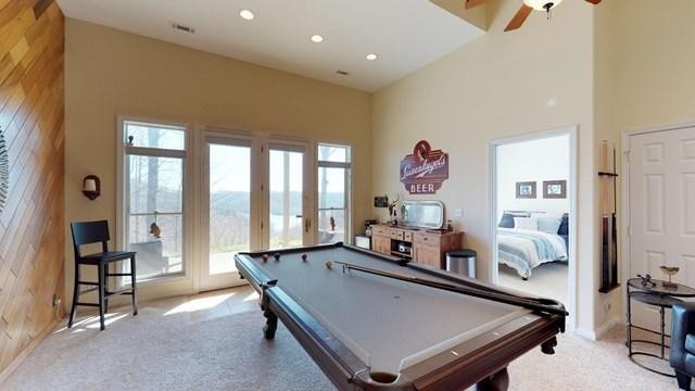 571 Mallard Pointe Road Byrdstown, TN 38549 - Photo 17 of 34 a room with furniture pool table and windows