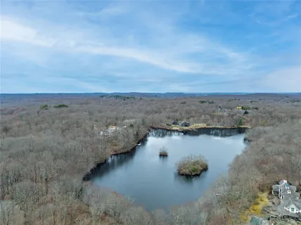 an aerial view of a houses