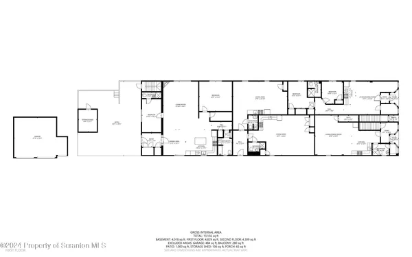 a view of a bedroom with bed and the window