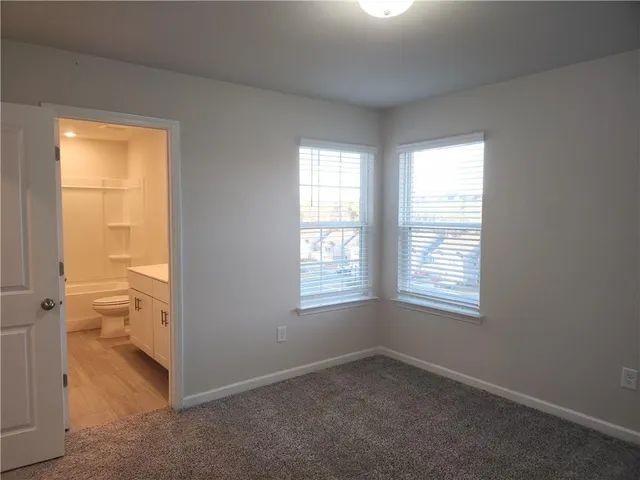 an empty room and a window