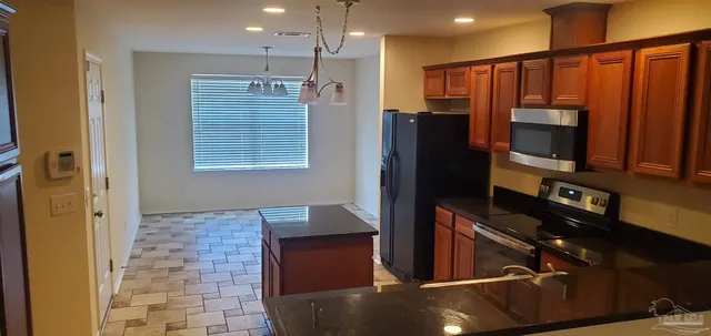 a view of a hallway to a room