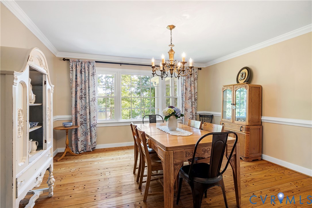 1911 Oakengate Lane Midlothian, VA 23113 - Photo 18 of 47 a view of a dining room with furniture window and wooden floor