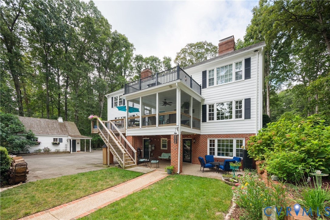 1911 Oakengate Lane Midlothian, VA 23113 - Photo 38 of 47 a view of a house with a yard and sitting area