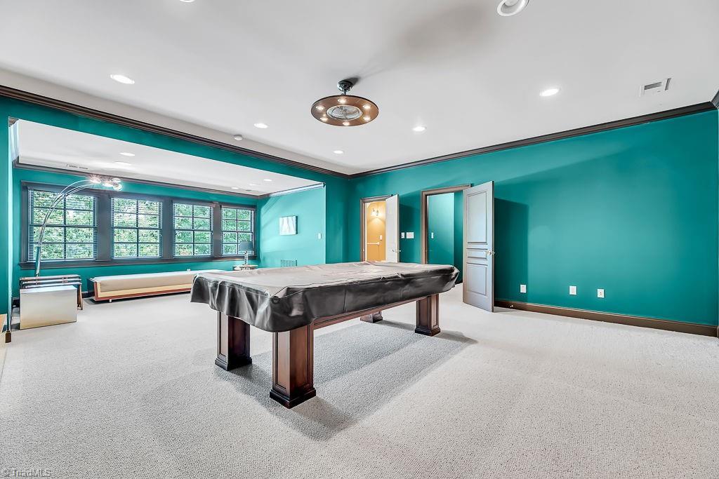 3910 Dover Park Road Greensboro, NC 27407 - Photo 37 of 45 Game room with walk out storage.