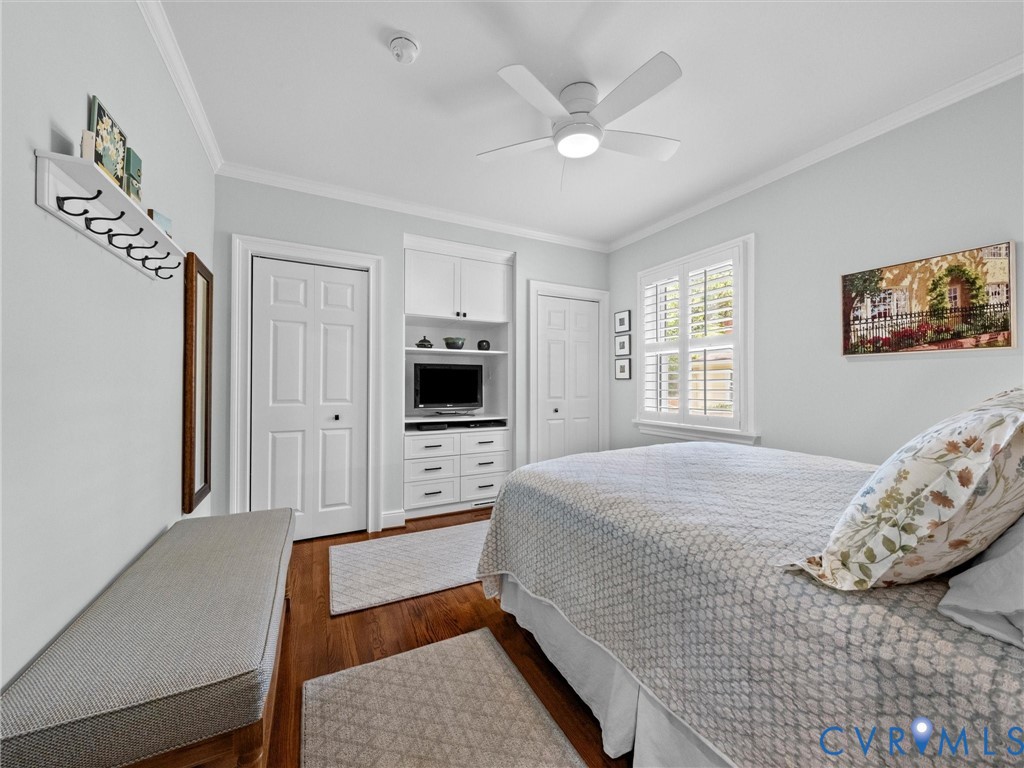 7723 Stuart Hall Road Henrico, VA 23229 - Photo 41 of 42 Wood-finish flooring, plantation shutters, crown m