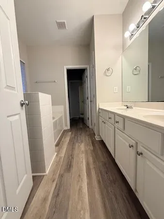wooden floor in an empty room