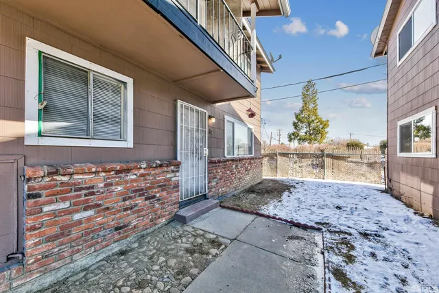 a view of front door