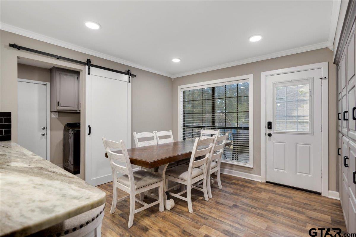 1701 Edgebrook Street Henderson, TX 75652 - Photo 9 of 36 a view of a dining room with furniture