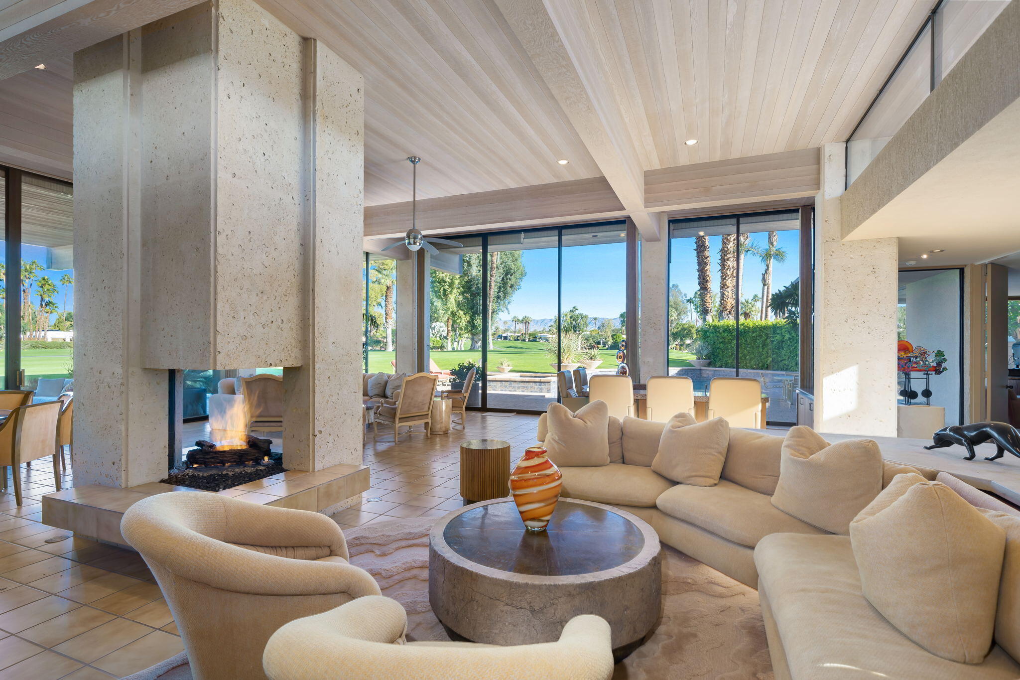 71094 La Paz Road Rancho Mirage, CA 92270 - Photo 10 of 38 a living room with furniture and a large window