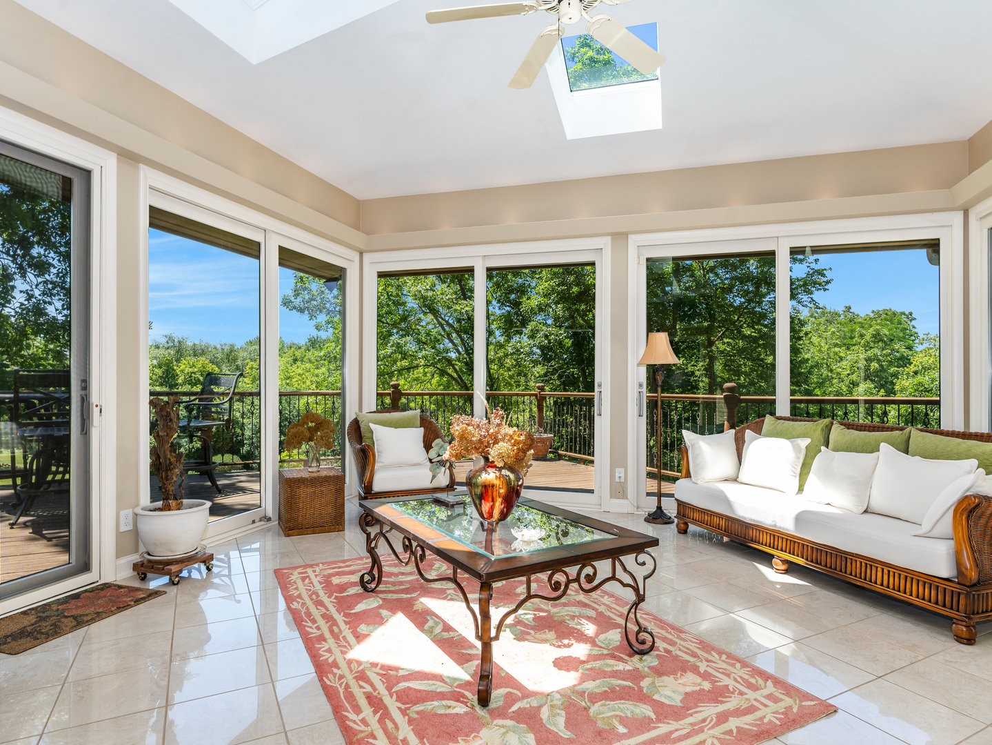 12 Arrowhead Lane DeKalb, IL 60115 - Photo 15 of 55 a living room with furniture and a large window