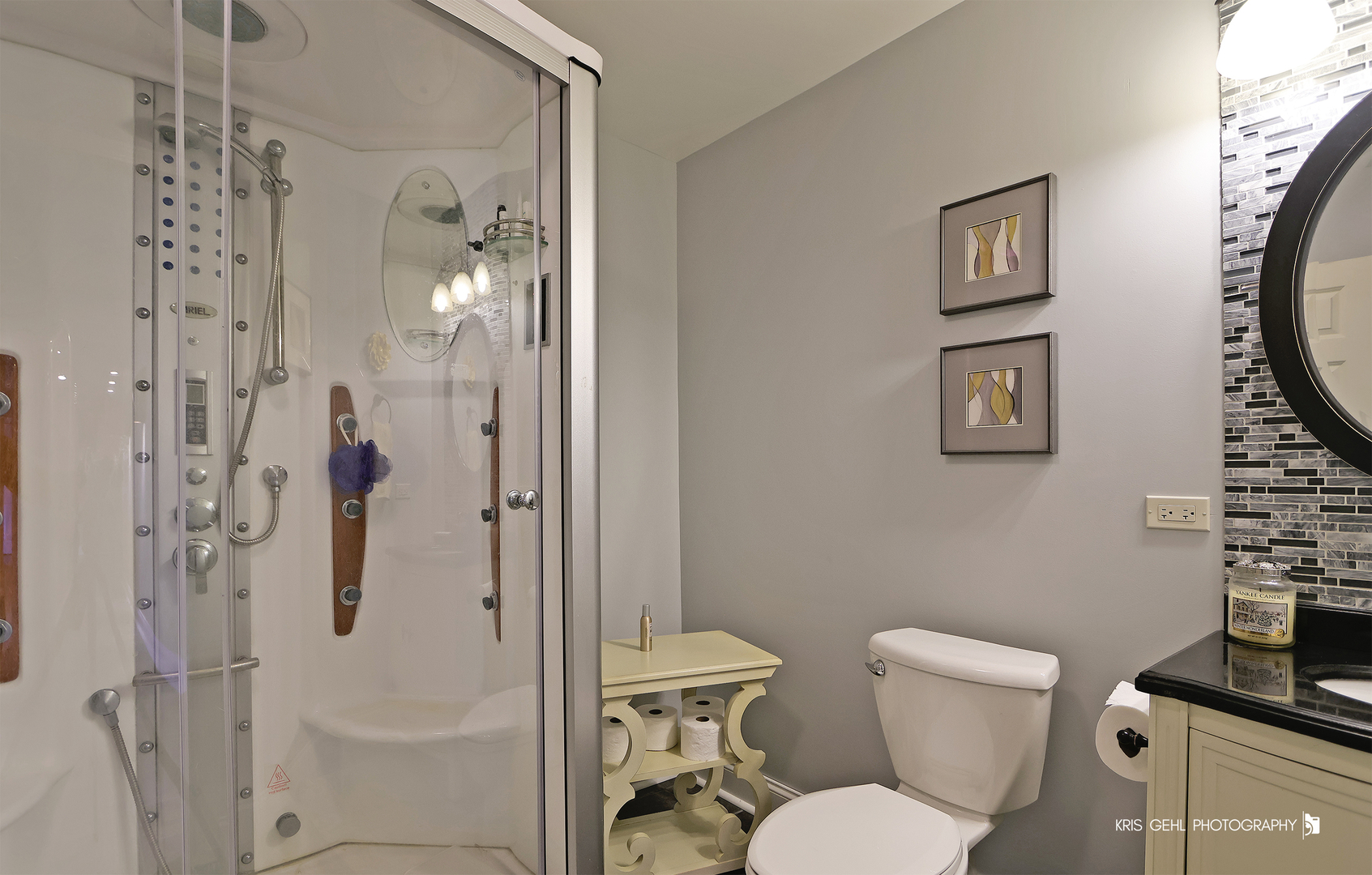 1265 Bayshore Drive Antioch, IL 60002 - Photo 30 of 42 a bathroom with a toilet and a shower