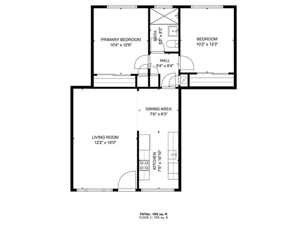 a picture of a floor plan