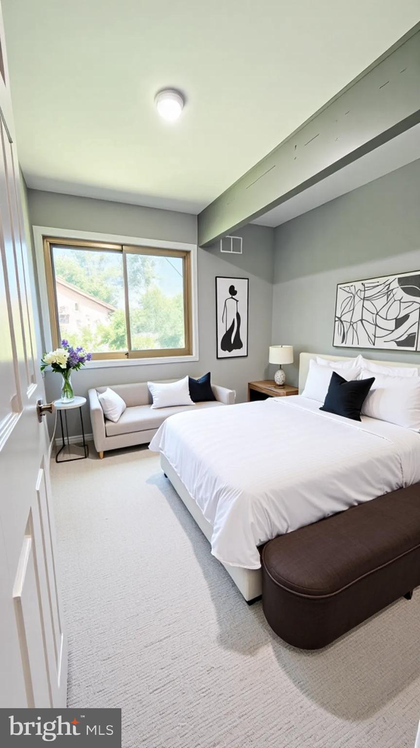 10601 Fiesta Road Fairfax, VA 22032 - Photo 23 of 58 a bedroom with a bed and glass window