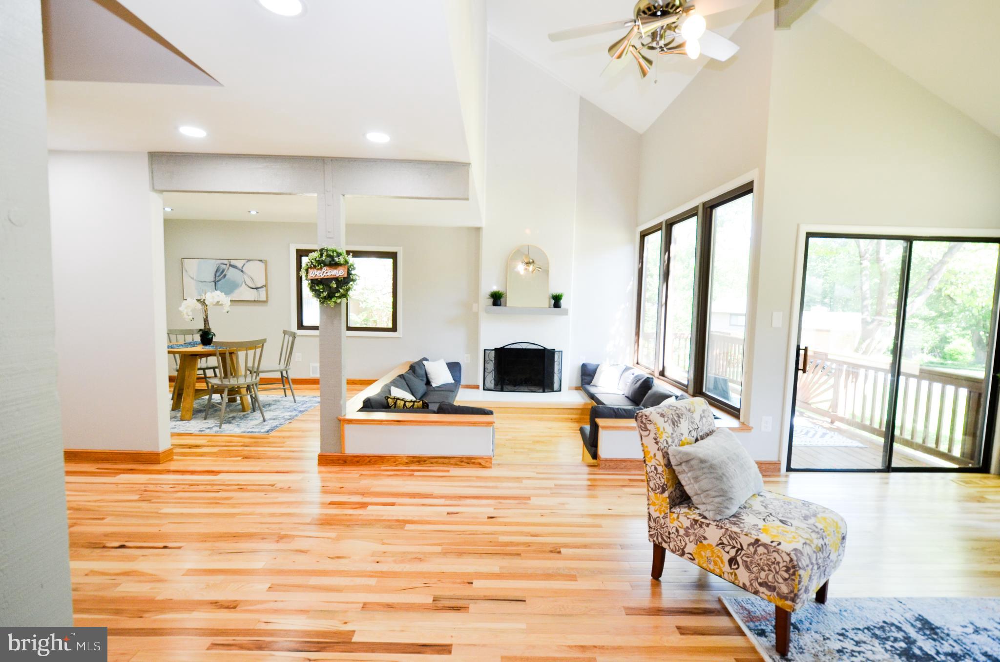 10601 Fiesta Road Fairfax, VA 22032 - Photo 2 of 58 a living room with furniture and a fireplace