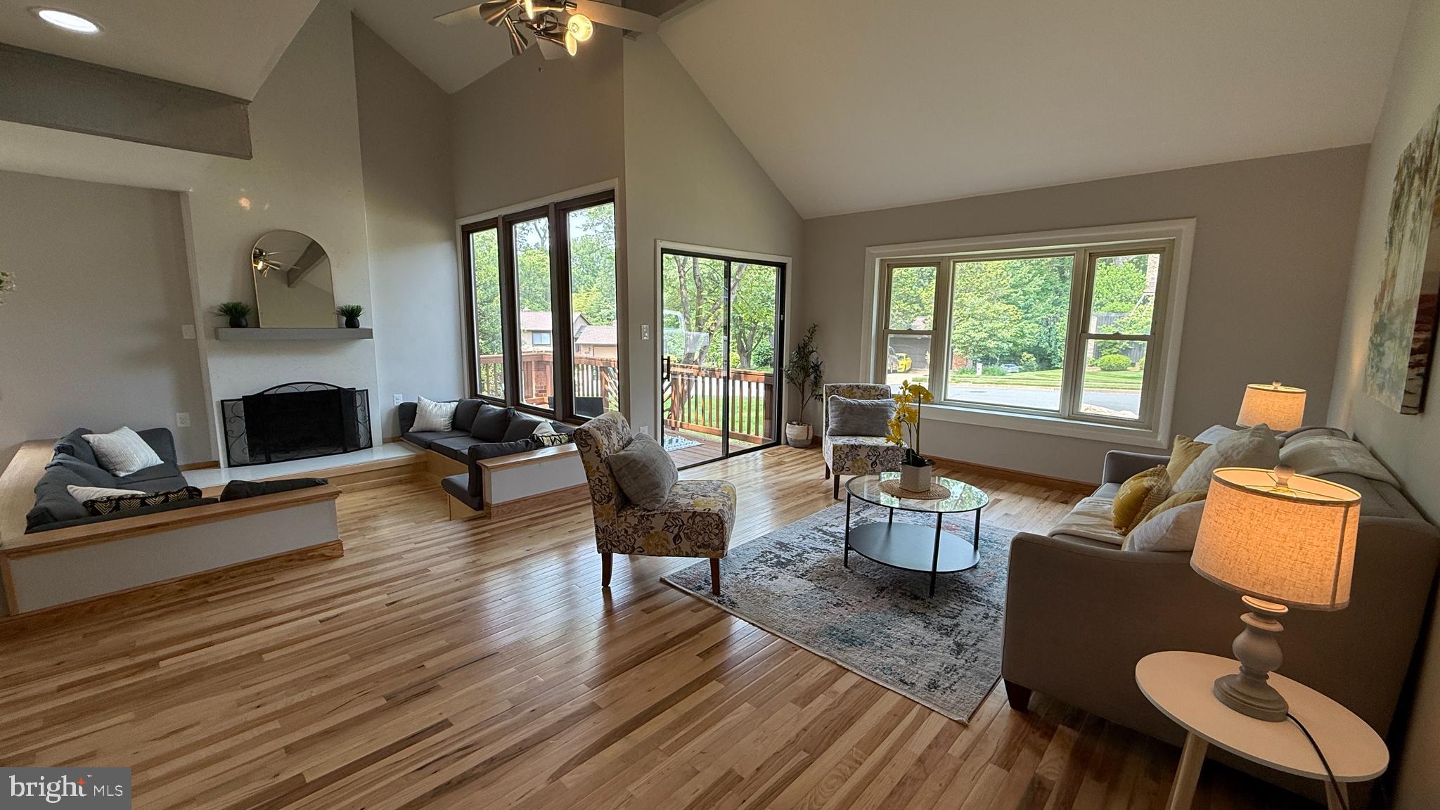 10601 Fiesta Road Fairfax, VA 22032 - Photo 28 of 58 a living room with furniture fireplace and window