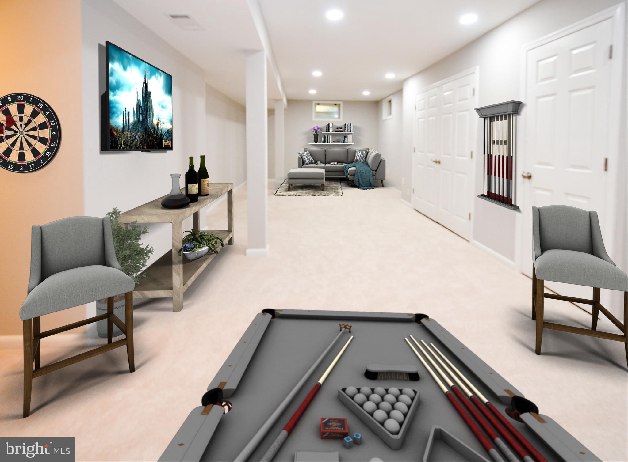 10601 Fiesta Road Fairfax, VA 22032 - Photo 49 of 58 Basement Lower Level (Virtually Staged)