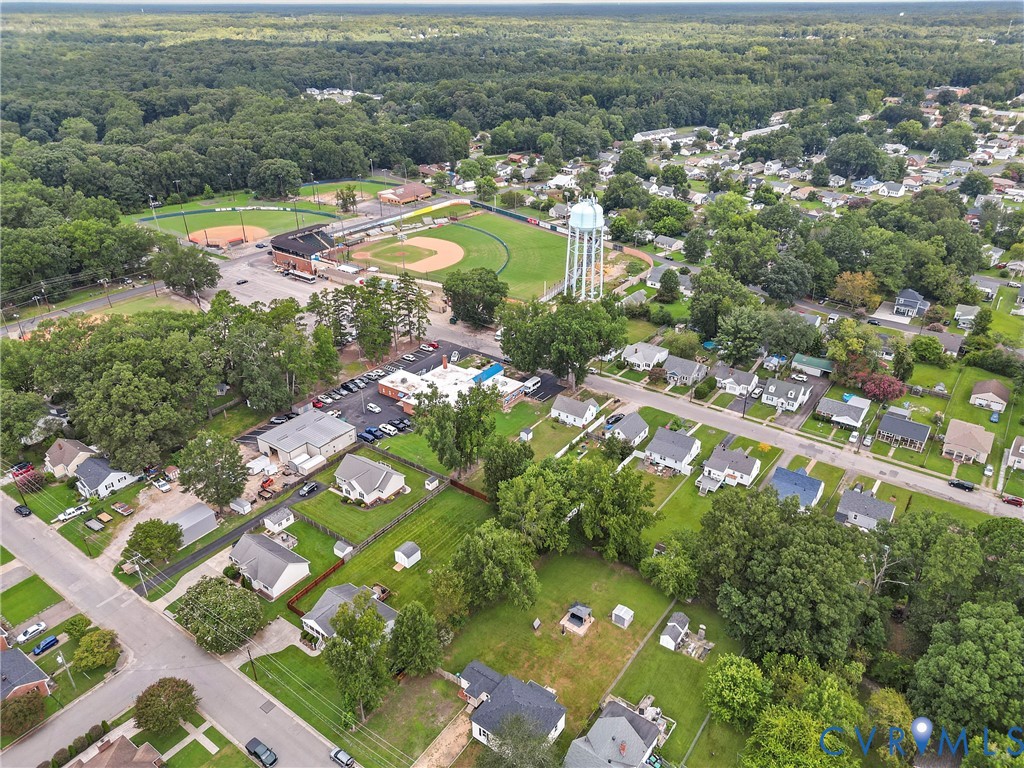 166 Wright Avenue Colonial Heights, VA 23834 - Photo 36 of 36 an aerial view of residential houses with outdoor space