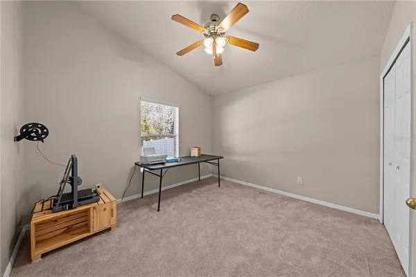 a view of a livingroom with a couch