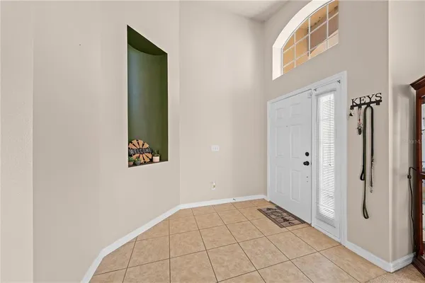 a view of a livingroom with furniture and a livingroom
