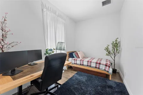 a room with furniture and a window