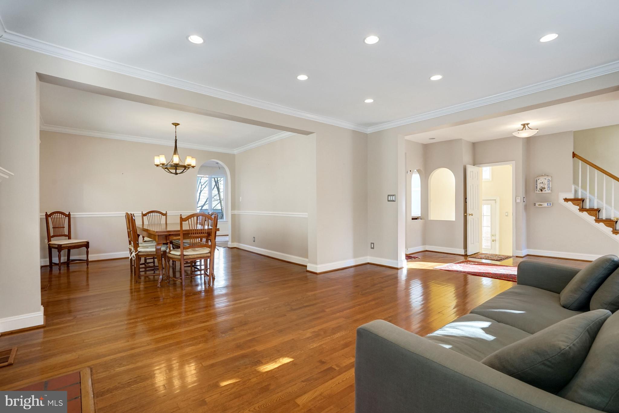4407 Ridge Street Chevy Chase, MD 20815 - Photo 4 of 21 Open living/dinning room