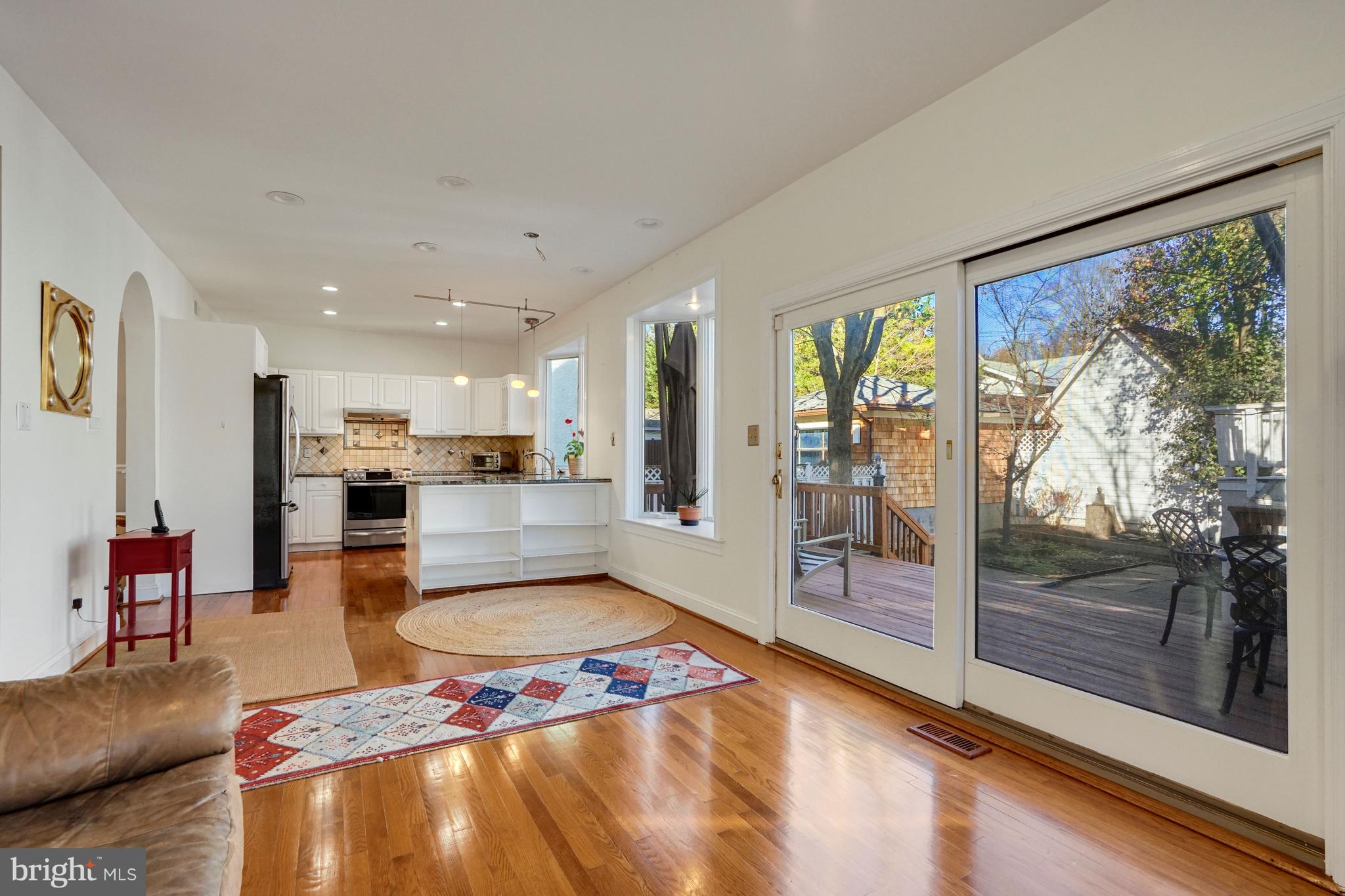 4407 Ridge Street Chevy Chase, MD 20815 - Photo 10 of 21 Sliding door tothe back deck